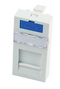 Вставка 22,5*45мм для 1 модуля типа KeyStone