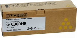 408187 Картридж Ricoh /SP C360HE/ желтый (5К) для SP C360/C361