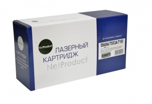 Тонер-картридж  Q5949A /Q7553A NetProduct, универсальный, 3тыс копий