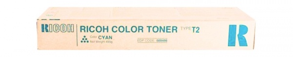 Туба с тонером тип Т2 голубой для Aficio 3224C/3232C (17000 стр.)