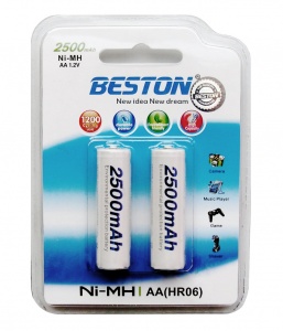 Аккумулятор BESTON 25000mAh AA 2шт