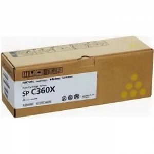 408253 Картридж Ricoh /SP C360X/ желтый (9К) для SP C361SFNw