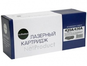 Тонер-картридж CB435A HP LJ P1005/P1505   (NetProduct) 1.5K