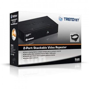 Видеосплиттер TRENDNET TK-V201S, 2-Port Video Splitter (VGA15M+2xVGA15F)