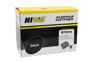 Тонер-картридж  Q7551X Hi-Black для HP LJ 3005 (13000 стр.)
